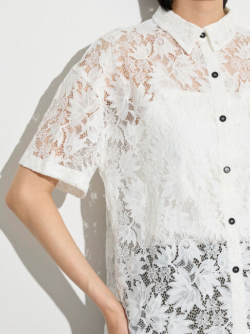 GARAGE OF GOOD CLOTHING「コードレースブラウス」|シャツ・ブラウス|