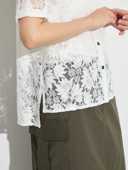 GARAGE OF GOOD CLOTHING「コードレースブラウス」|シャツ・ブラウス|