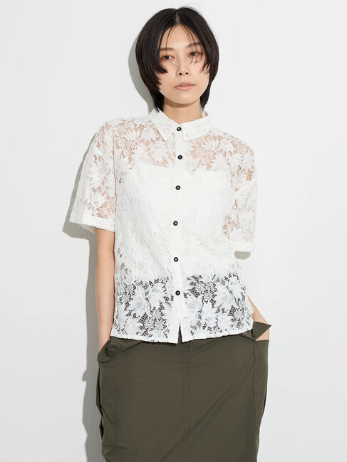 GARAGE OF GOOD CLOTHING「コードレースブラウス」|シャツ・ブラウス|