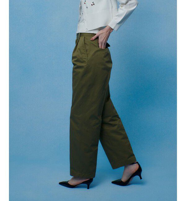 LOULOU WILLOUGHBY「【LOULOU WILLOUGHBY】タックチノパンツ」|チノ|