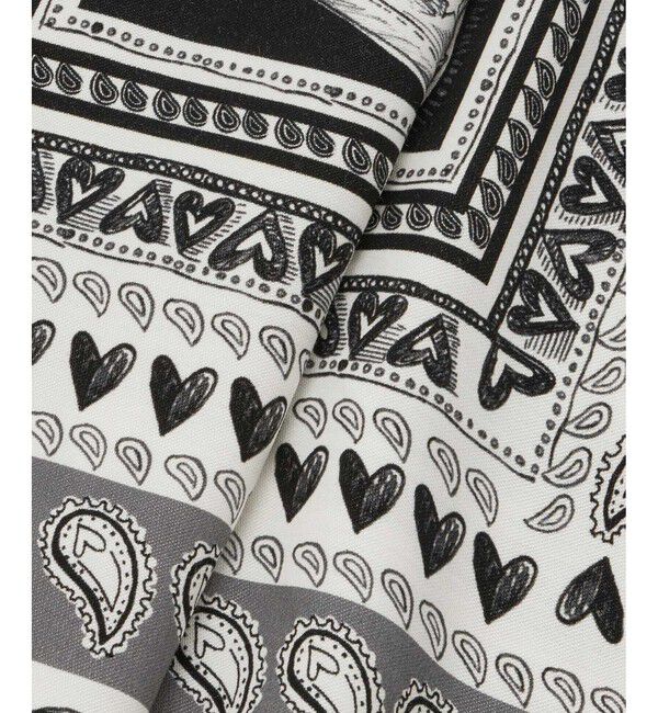 LOULOU WILLOUGHBY「WEB 一部店舗限定【LOULOU WILLOUGHBY】ウエスタンスカーフプリントリボンブラウス」|シャツ・ブラウス|