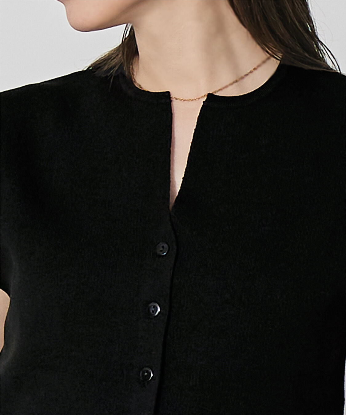 ur's「ウエストシェイプキーネックニット」|ニット・セーター|