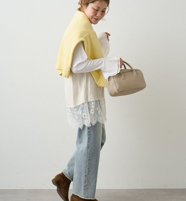  「【＠noricorico102考案】サテン&times;レース レイヤードキャミソール」|キャミソール|