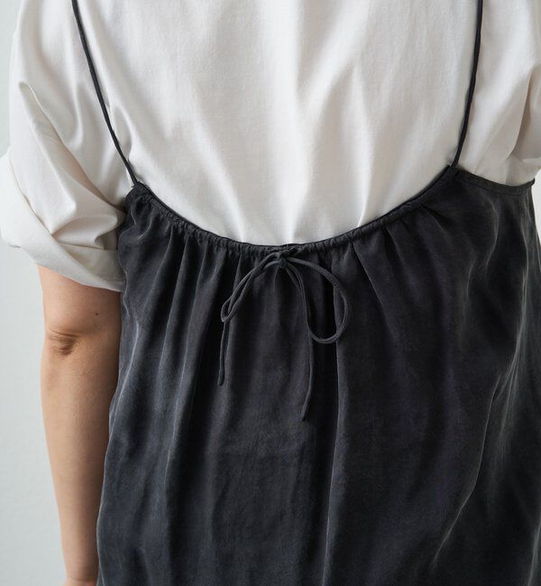  「【＠noricorico102考案】サテン&times;レース レイヤードキャミソール」|キャミソール|