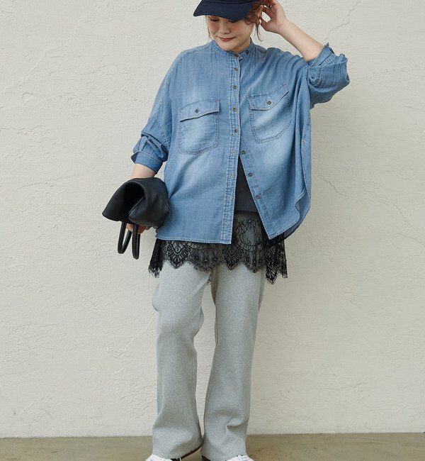  「【＠noricorico102考案】サテン&times;レース レイヤードキャミソール」|キャミソール|