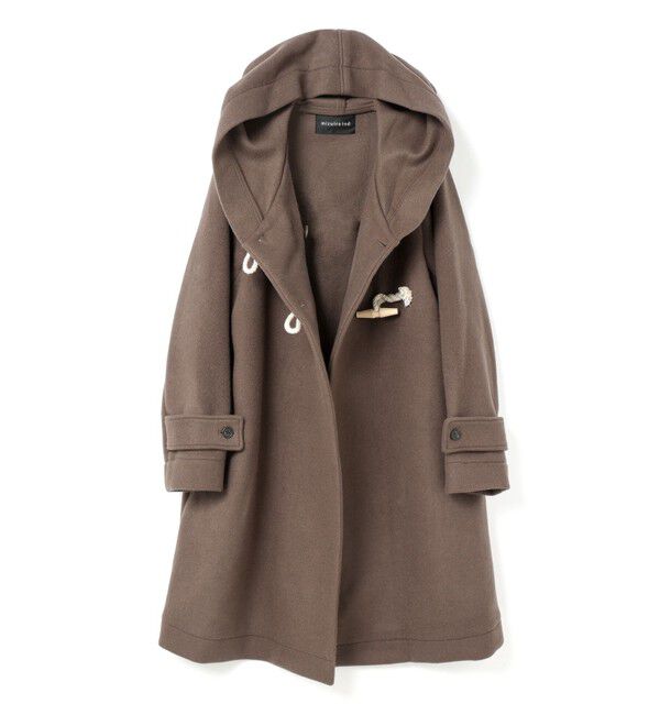 mizuiro ind「mizuiro ind Aラインフード付きコート」|その他|