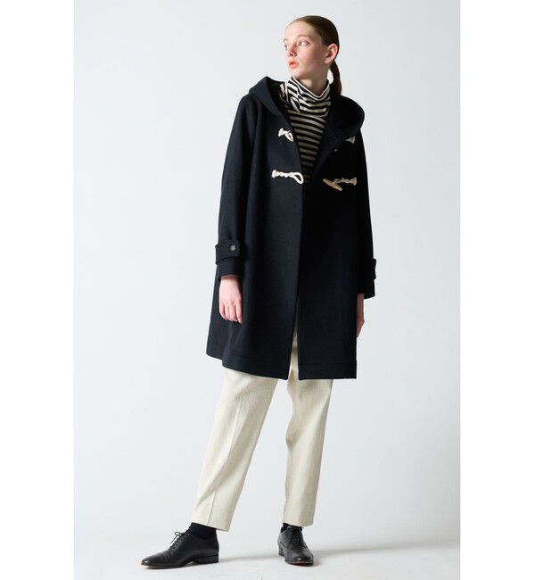 mizuiro ind「mizuiro ind Aラインフード付きコート」|その他|