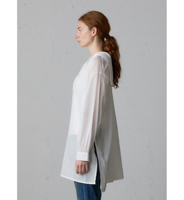 MidiUmi「MidiUmi シースルーセーラーカラーチュニック」|ワンピース|