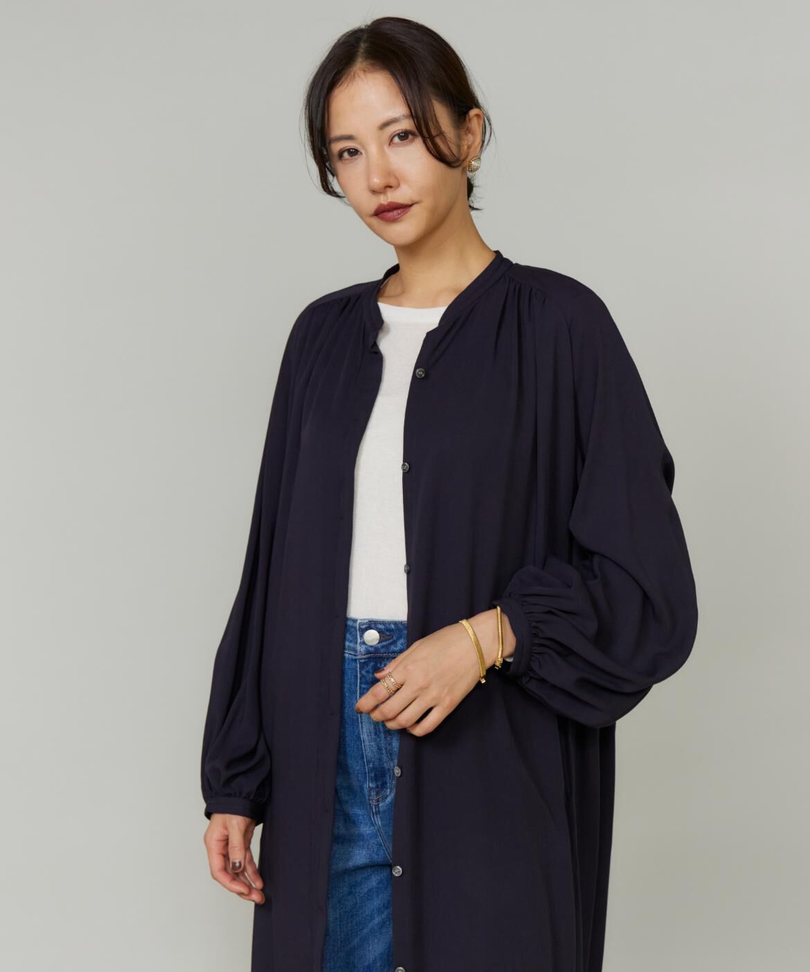 Le Souk「サイドギャザーワンピース」|ワンピース|