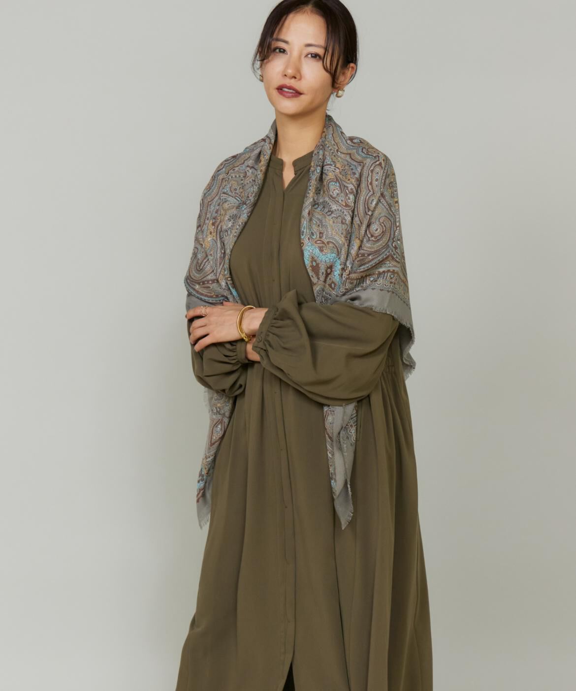 Le Souk「サイドギャザーワンピース」|ワンピース|