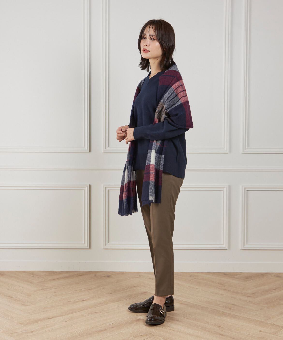 DAY by DAY it&rsquo;s international「Vネックニットプルオーバー《Melty air organic cotton》」|ニット・セーター|