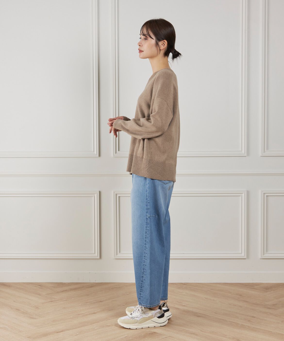 DAY by DAY it&rsquo;s international「Vネックニットプルオーバー《Melty air organic cotton》」|ニット・セーター|