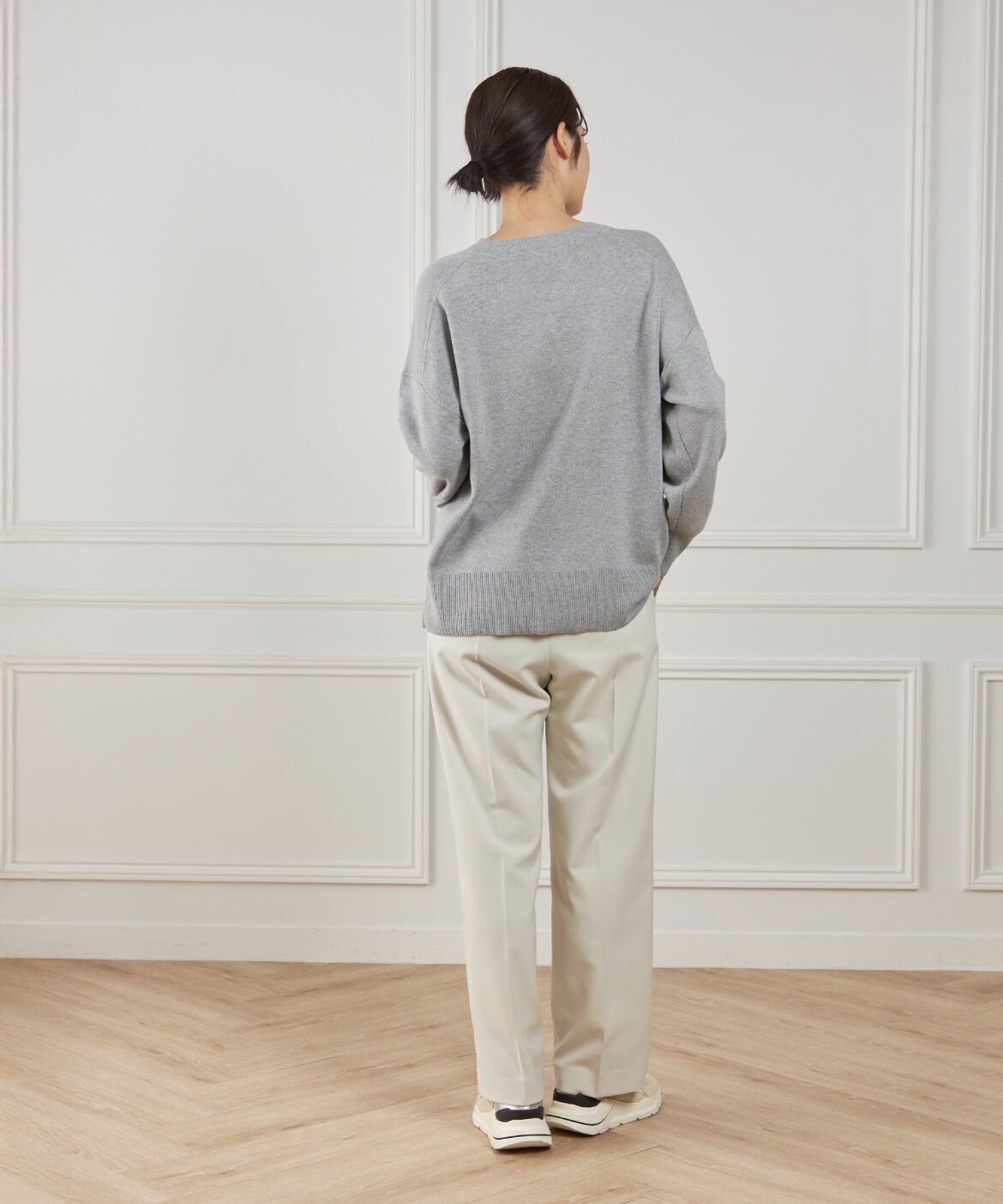 DAY by DAY it&rsquo;s international「Vネックニットプルオーバー《Melty air organic cotton》」|ニット・セーター|