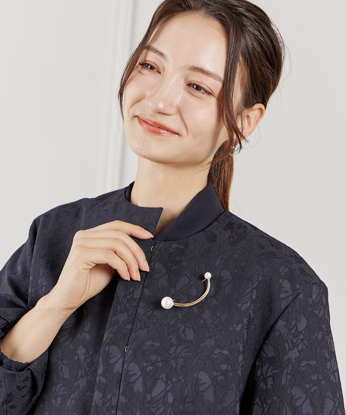 INED「パールブローチ」|ブローチ・コサージュ|