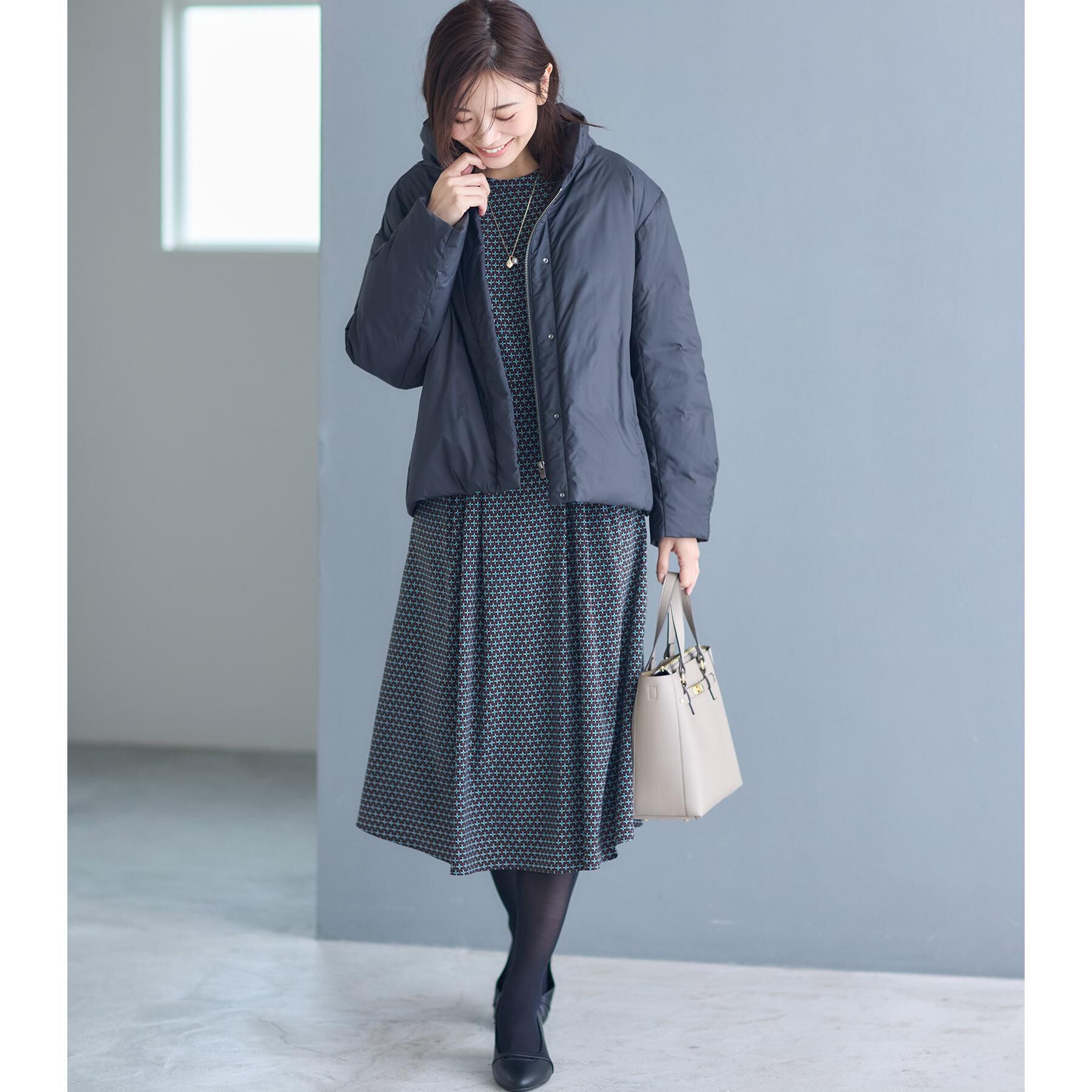 Reflect「【通勤にもお出かけにも◎】ジオメプリントクラシカルワンピース」|ワンピース|