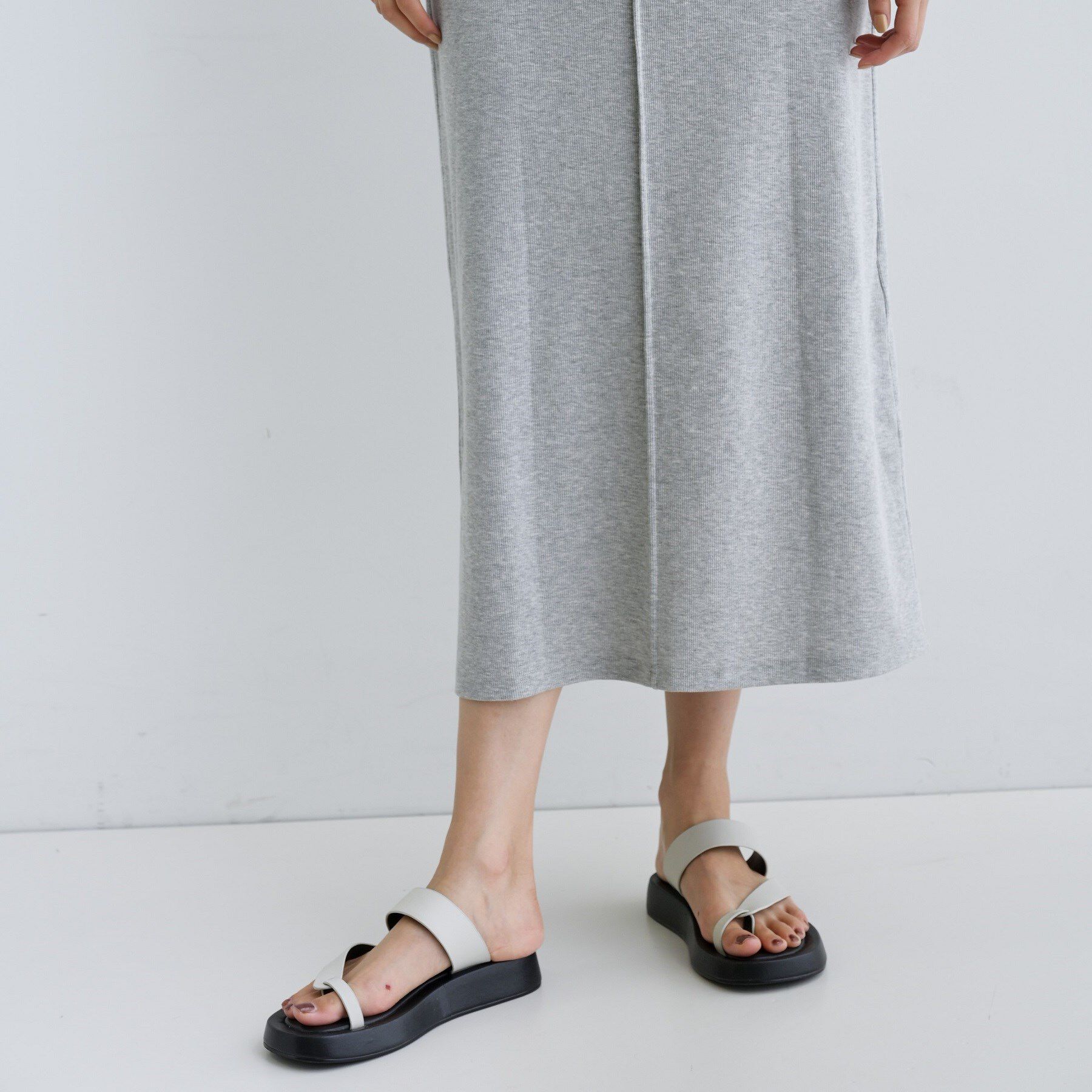 GALLEST「【一部店舗限定】リブカットソーワンピース」|ワンピース|