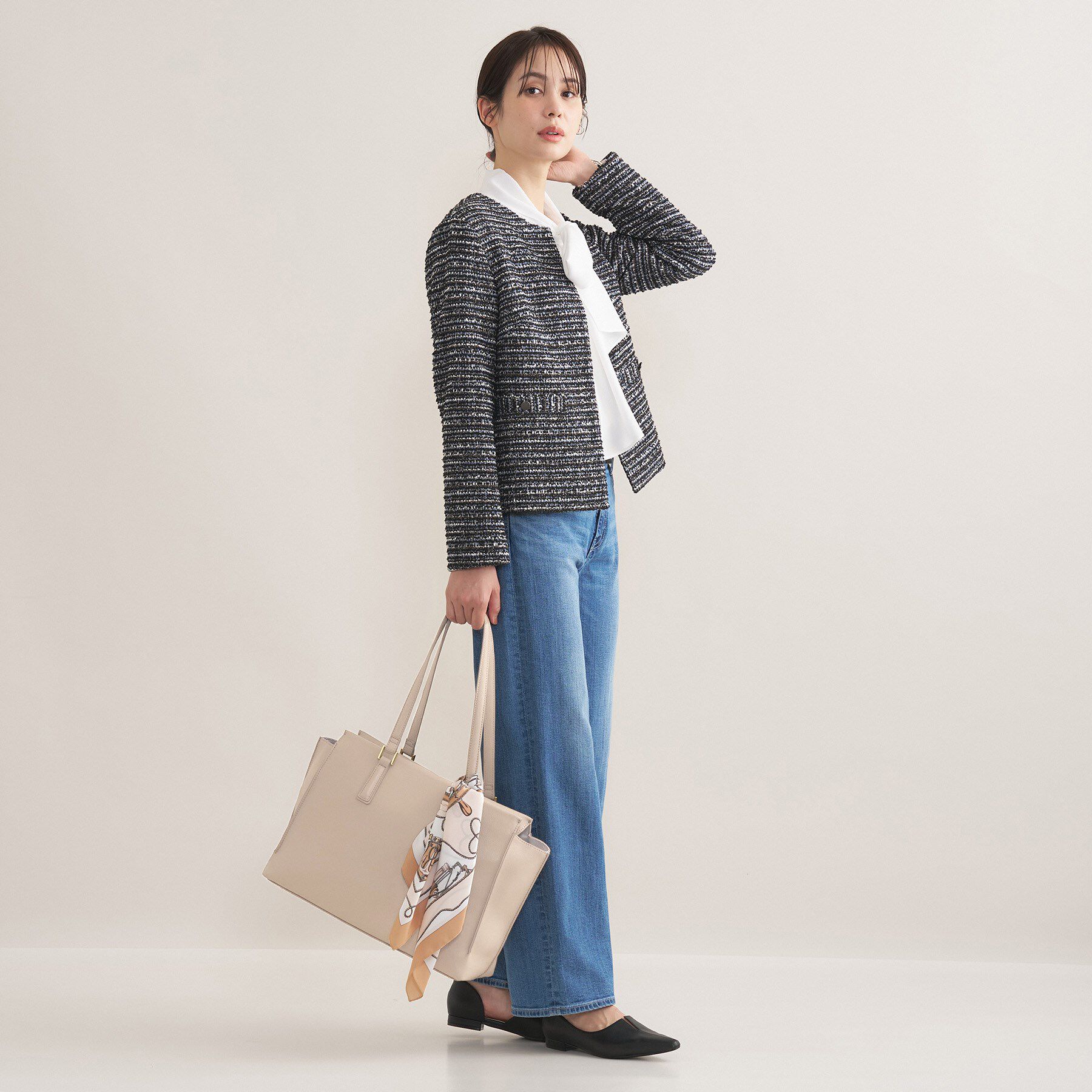 INDIVI「【収納力◎／A4サイズ対応】シゴデキバッグ」|トートバッグ|