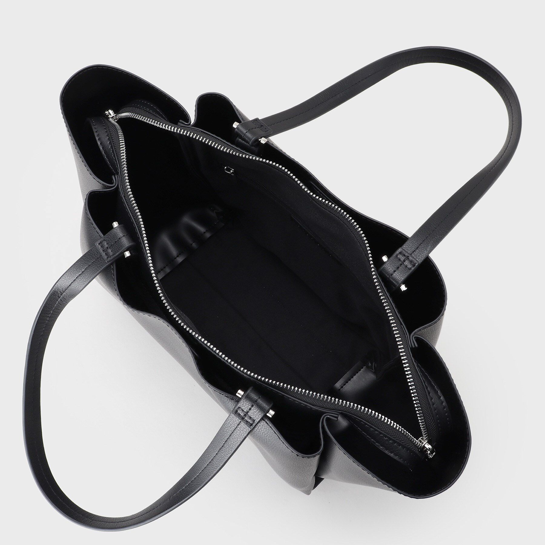 INDIVI「【A4収納可能／合皮】キャリアタックバッグ」|トートバッグ|