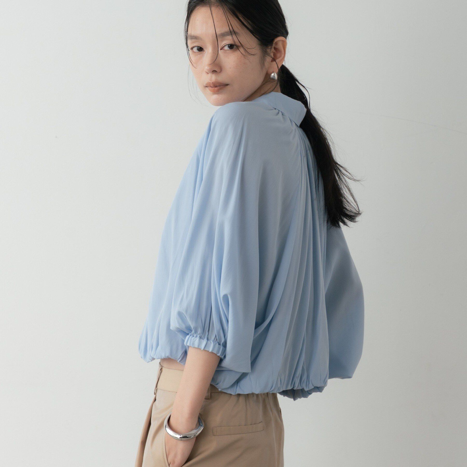 GALLEST「バルーンシアーブラウス」|シャツ・ブラウス|
