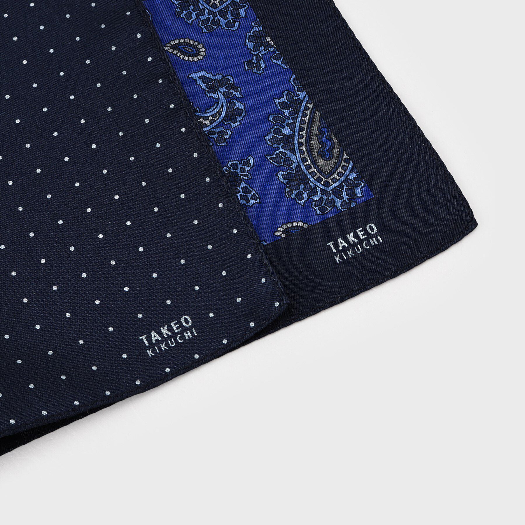 TAKEO KIKUCHI「【パーティーブライダル】リバーシブルシルクポケットチーフ」|バンダナ・スカーフ|