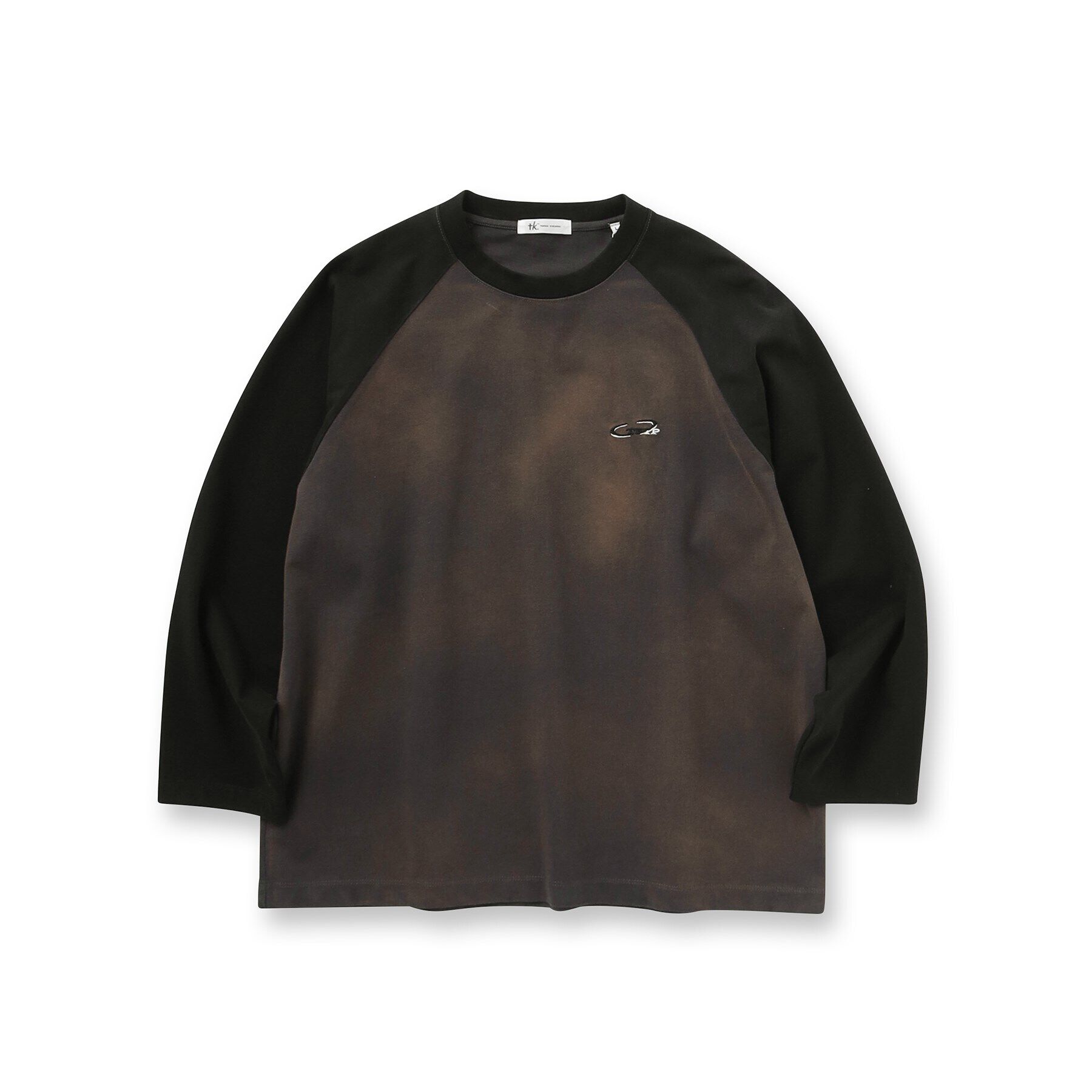 tk.TAKEO KIKUCHI「ブリーチラグランスリーブTシャツ」|Tシャツ・カットソー|