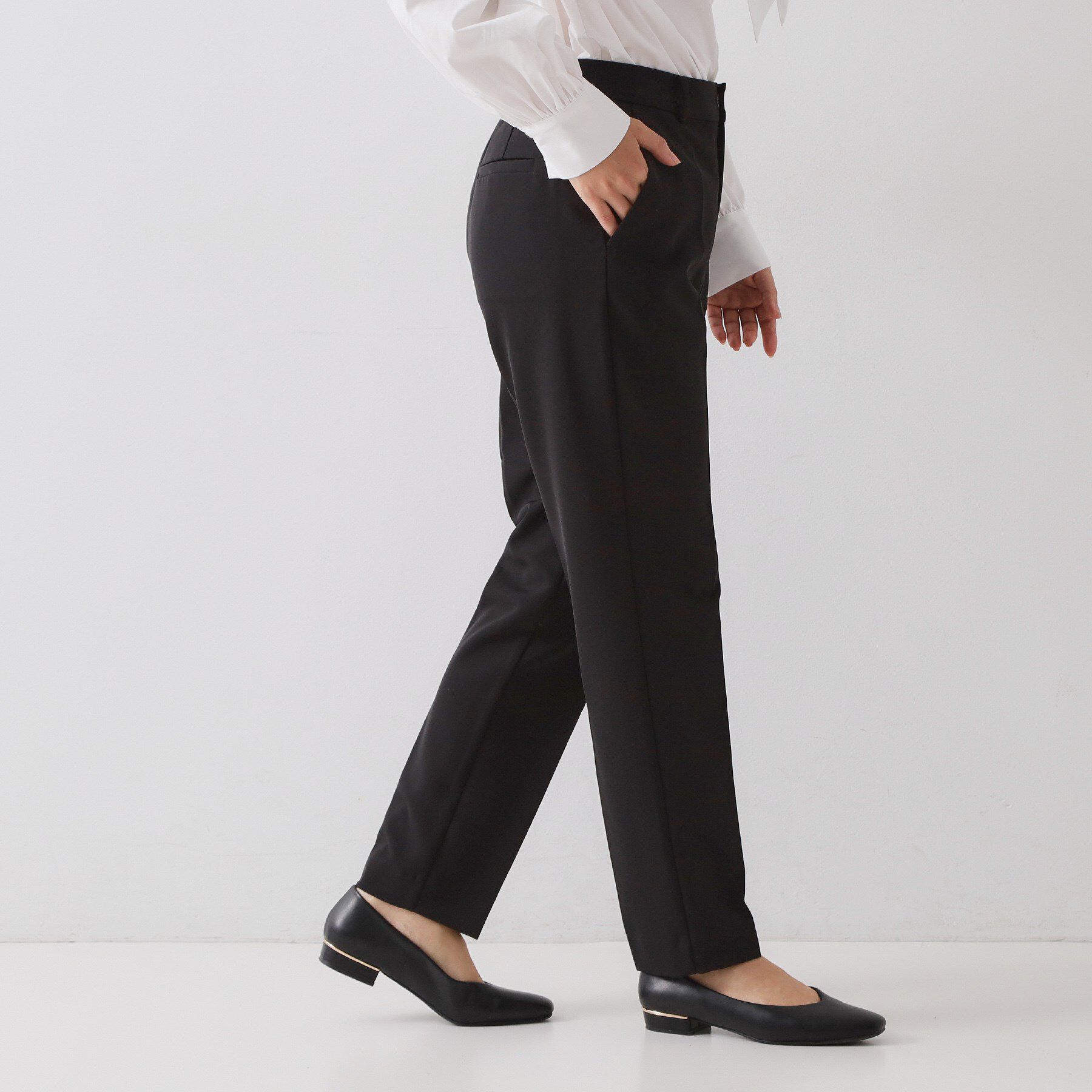 OPAQUE.CLIP「≪通勤・セレモニーセットアップ対応≫ テーパードパンツダブルクロス【洗濯機OK】」|その他|