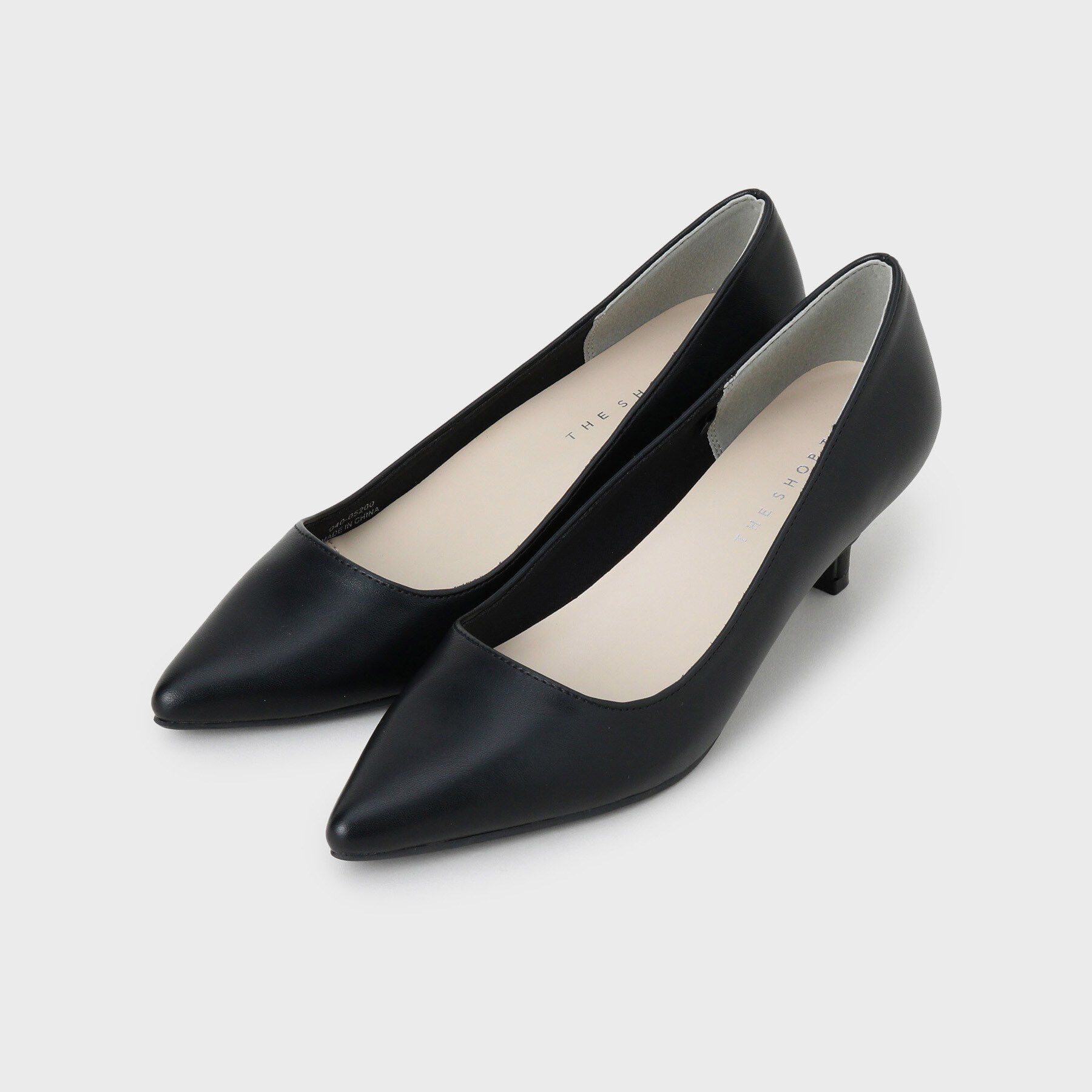 THE SHOP TK「ローヒールベーシックパンプス」|パンプス|ブラック(019)