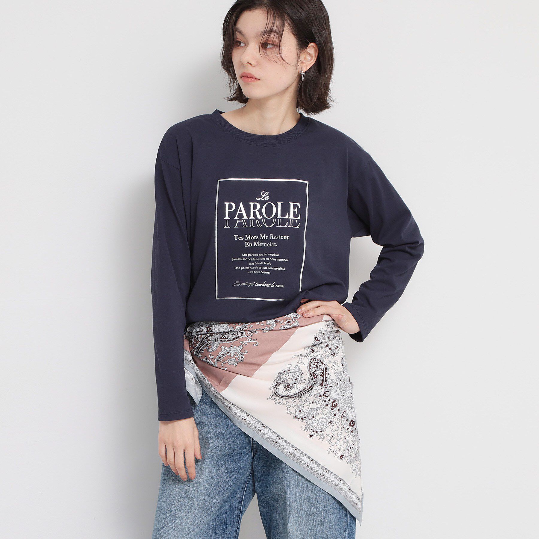 THE SHOP TK「大判スカーフ」|バンダナ・スカーフ|