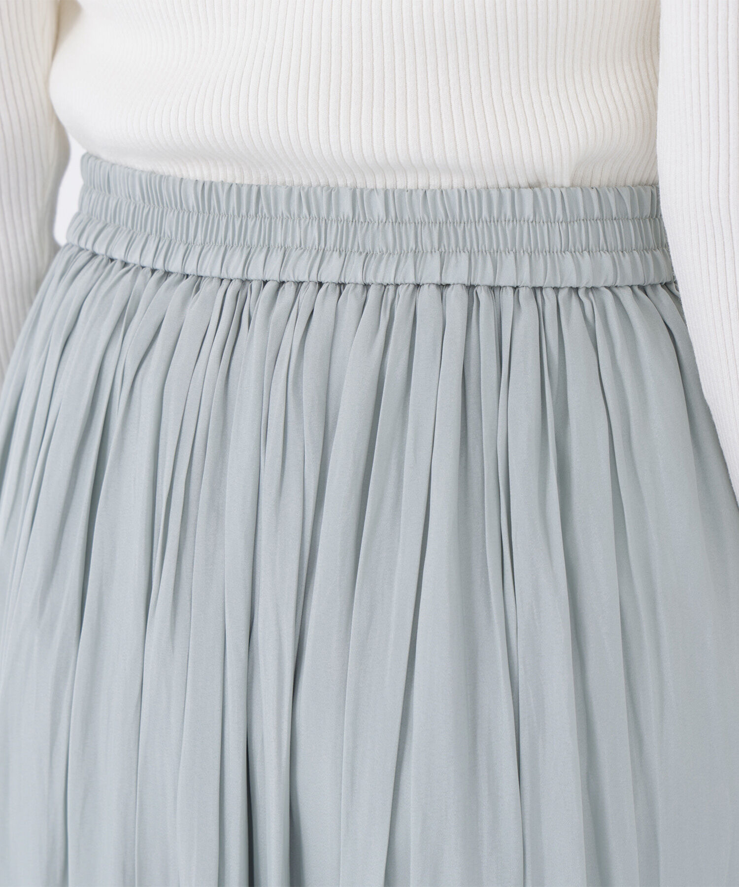  「割繊ギャザースカート」|スカート|