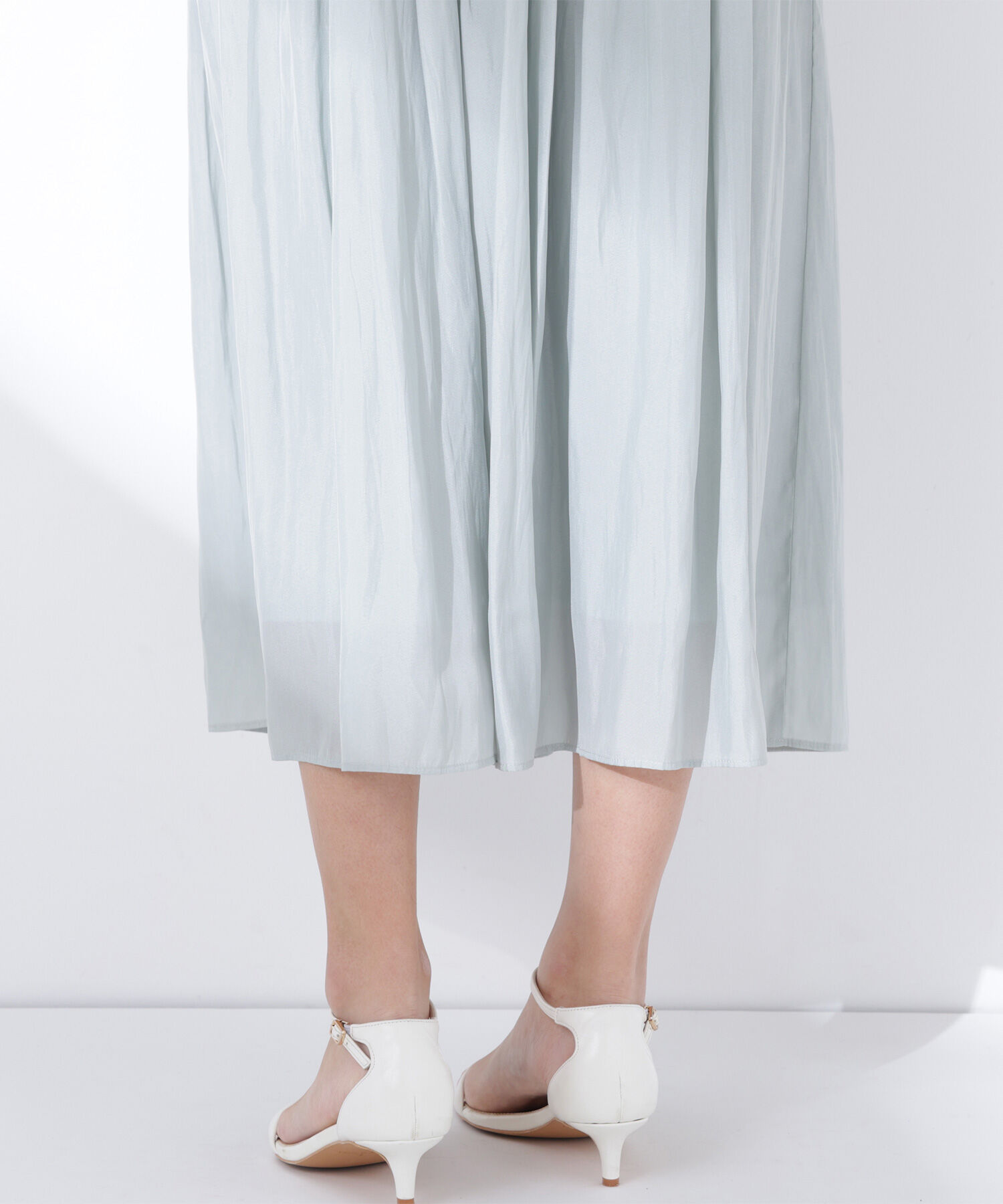  「割繊ギャザースカート」|スカート|