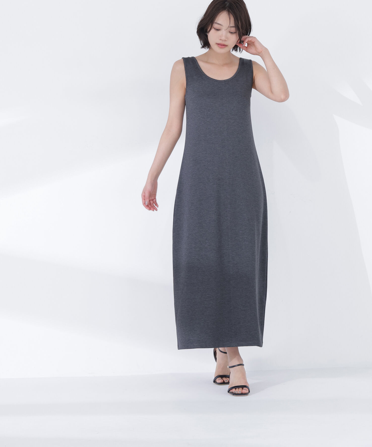  「カーデセットナローワンピース」|ワンピース|