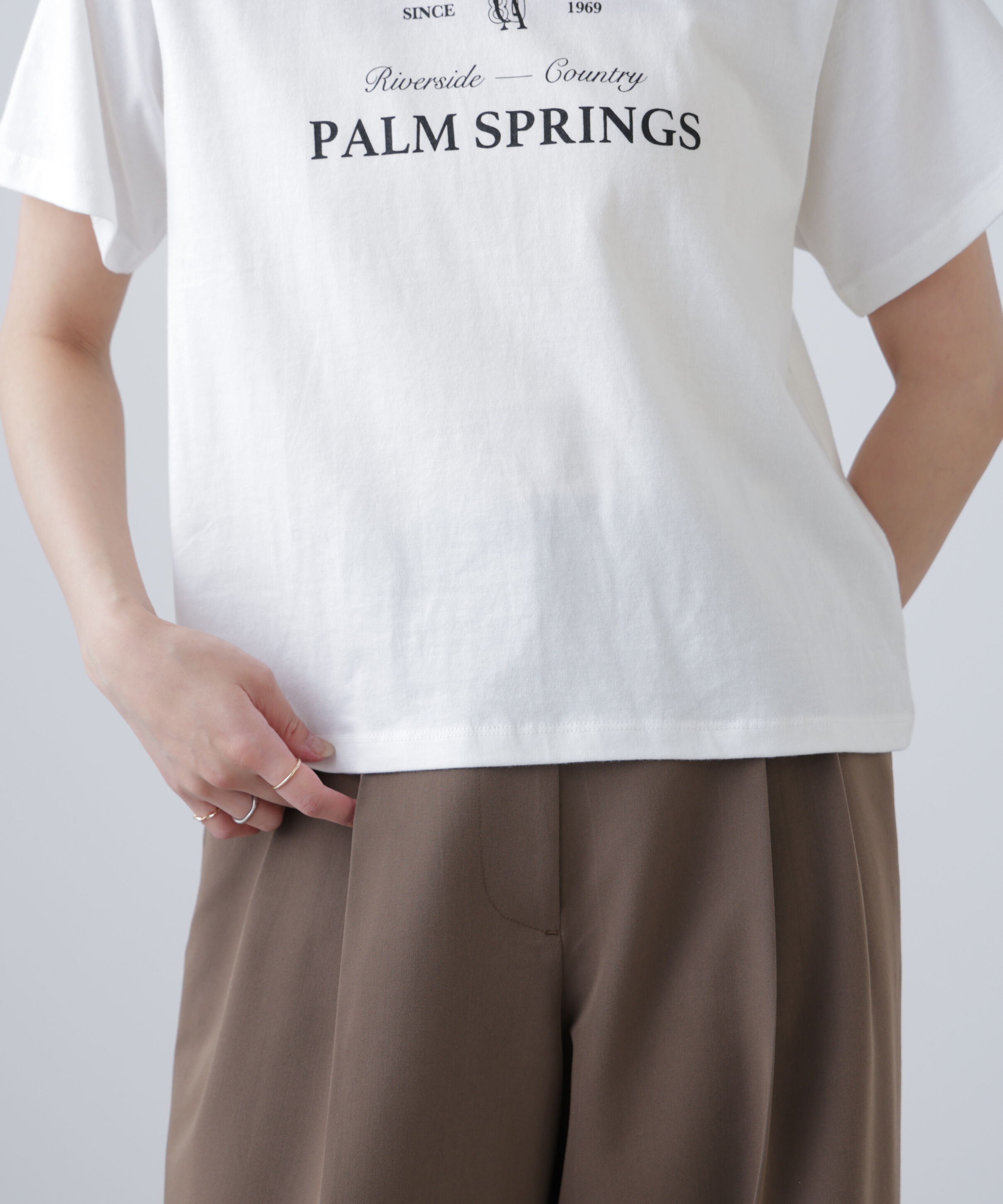  「クラシックロゴプリントTシャツ」|Tシャツ・カットソー|