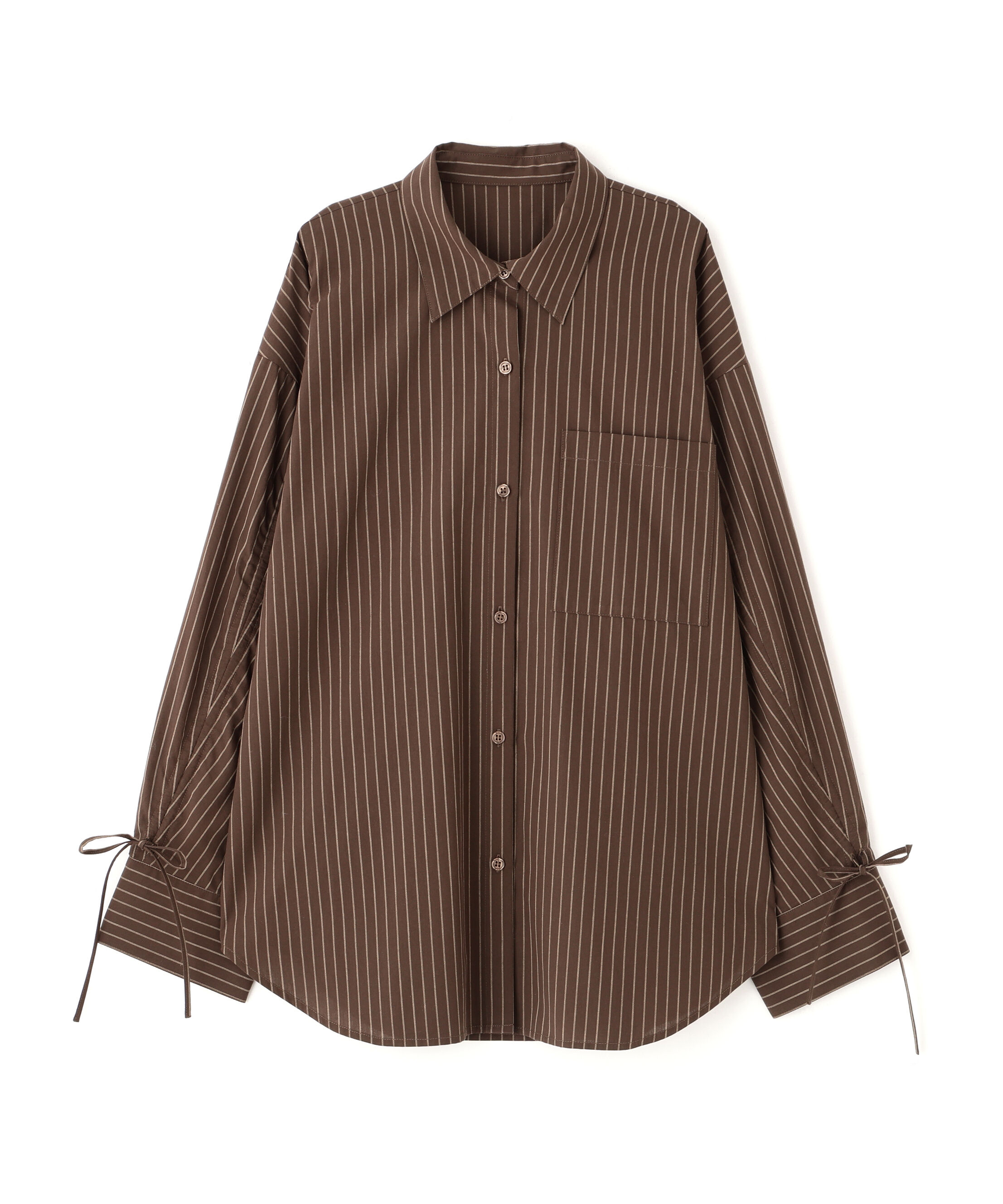  「袖シャーリングオーバーシャツ」|シャツ・ブラウス|