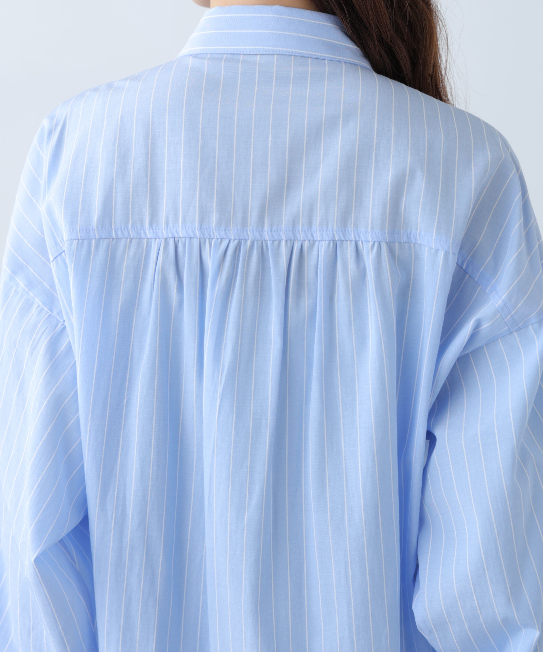  「フロントドロストオーバーサイズシャツ」|シャツ・ブラウス|