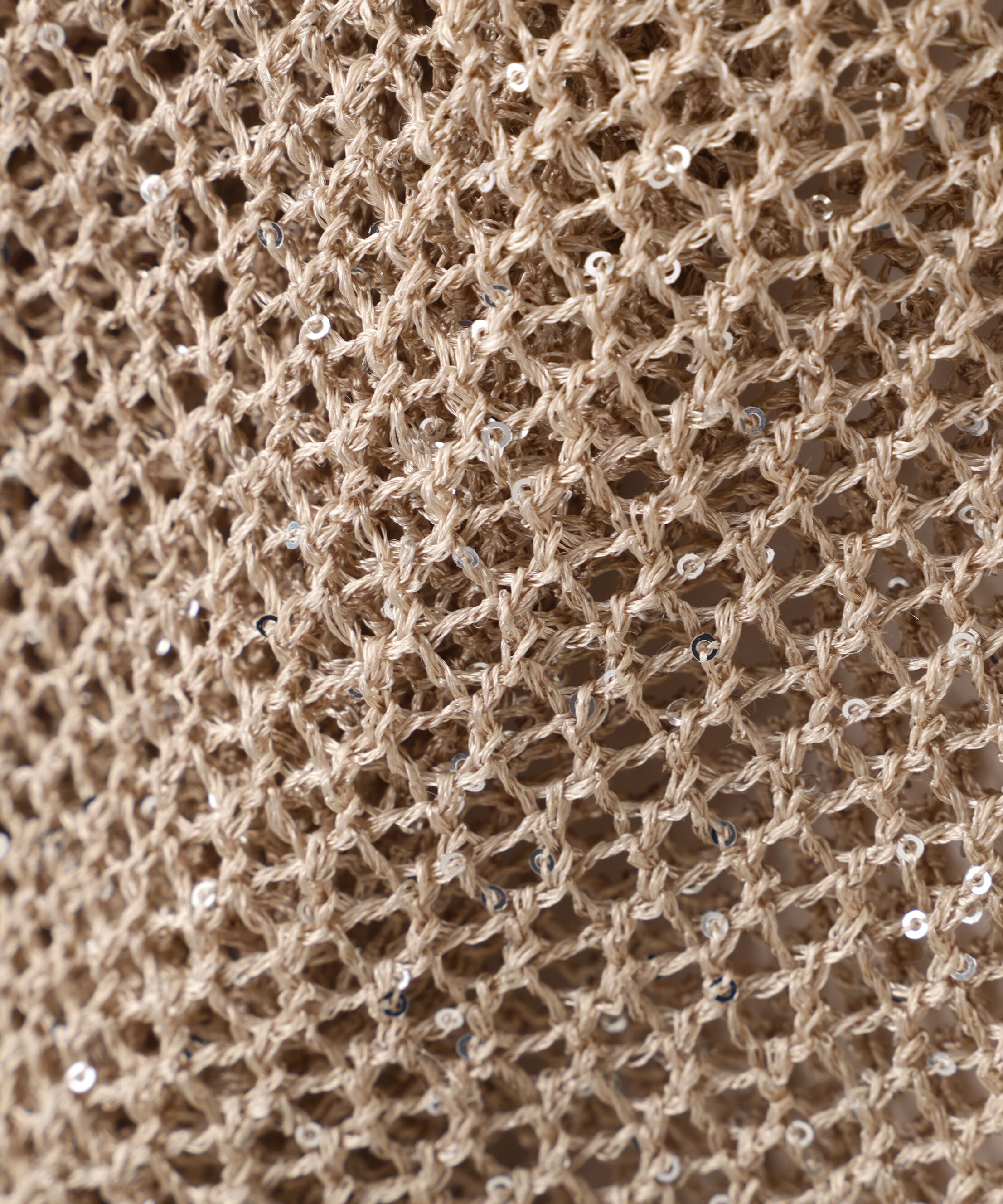  「メッシュスパンコールニット」|ニット・セーター|