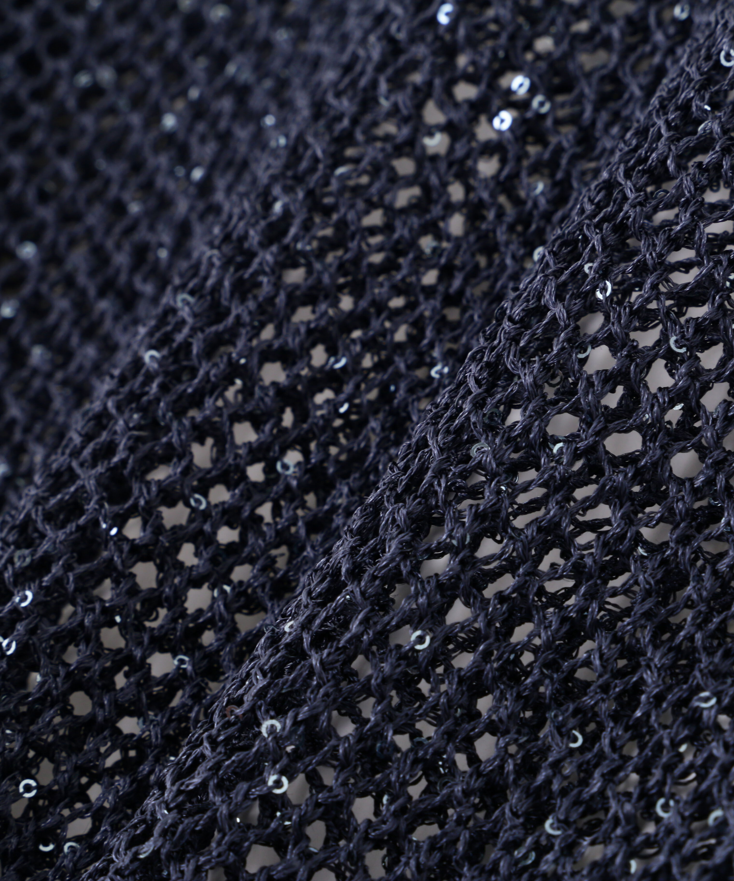  「メッシュスパンコールニット」|ニット・セーター|