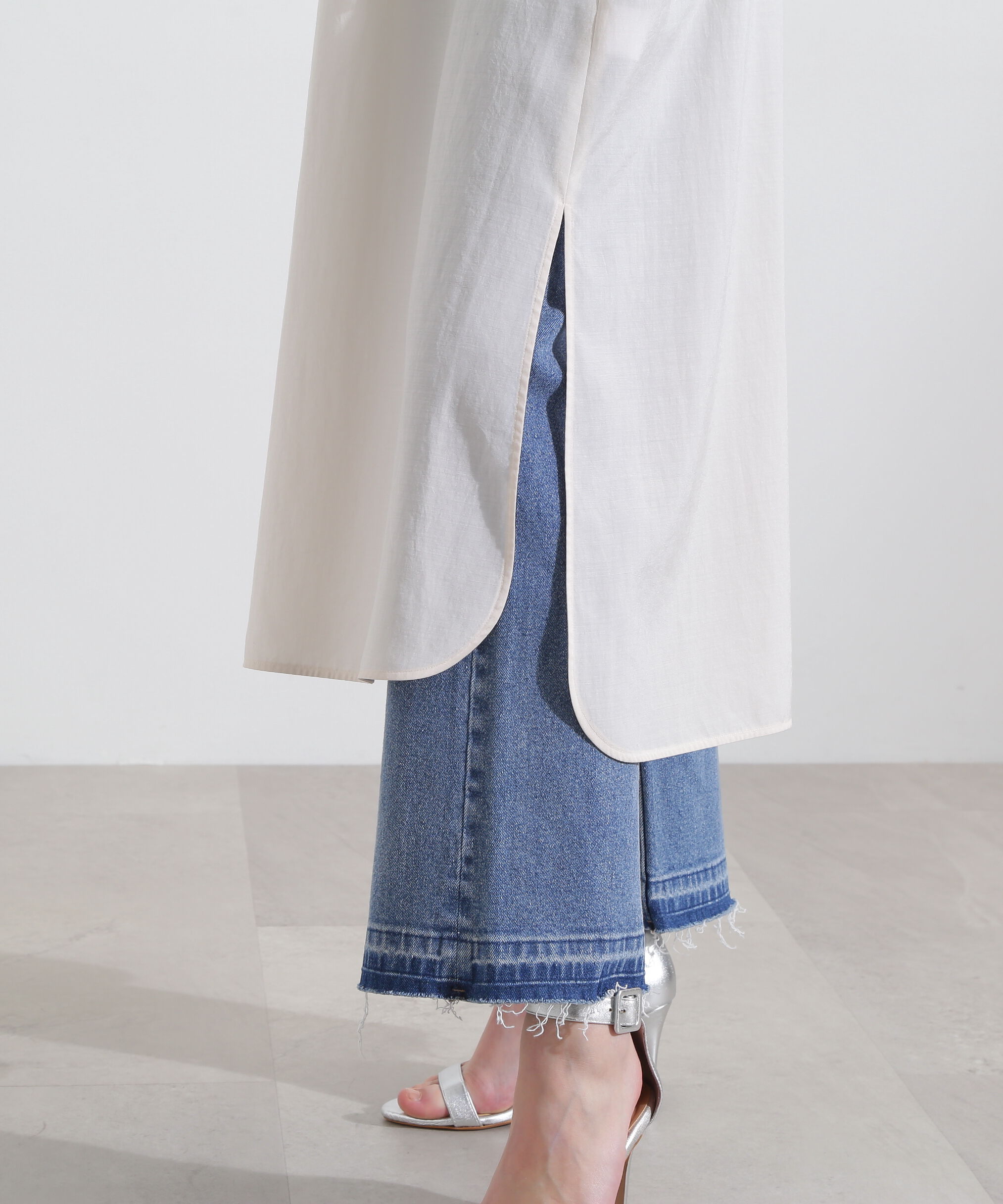  「◆レイヤードシャツワンピース」|ワンピース|