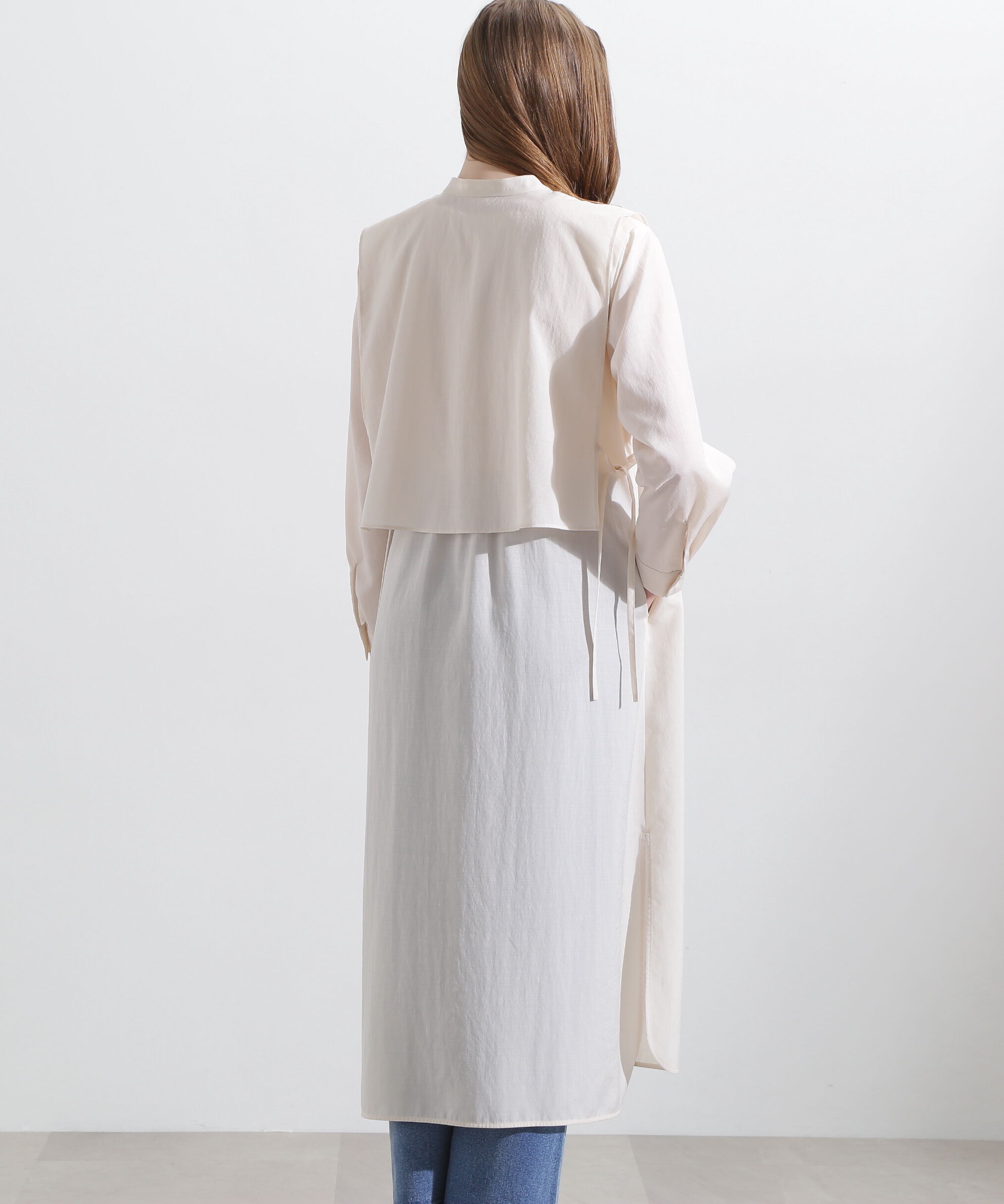  「◆レイヤードシャツワンピース」|ワンピース|