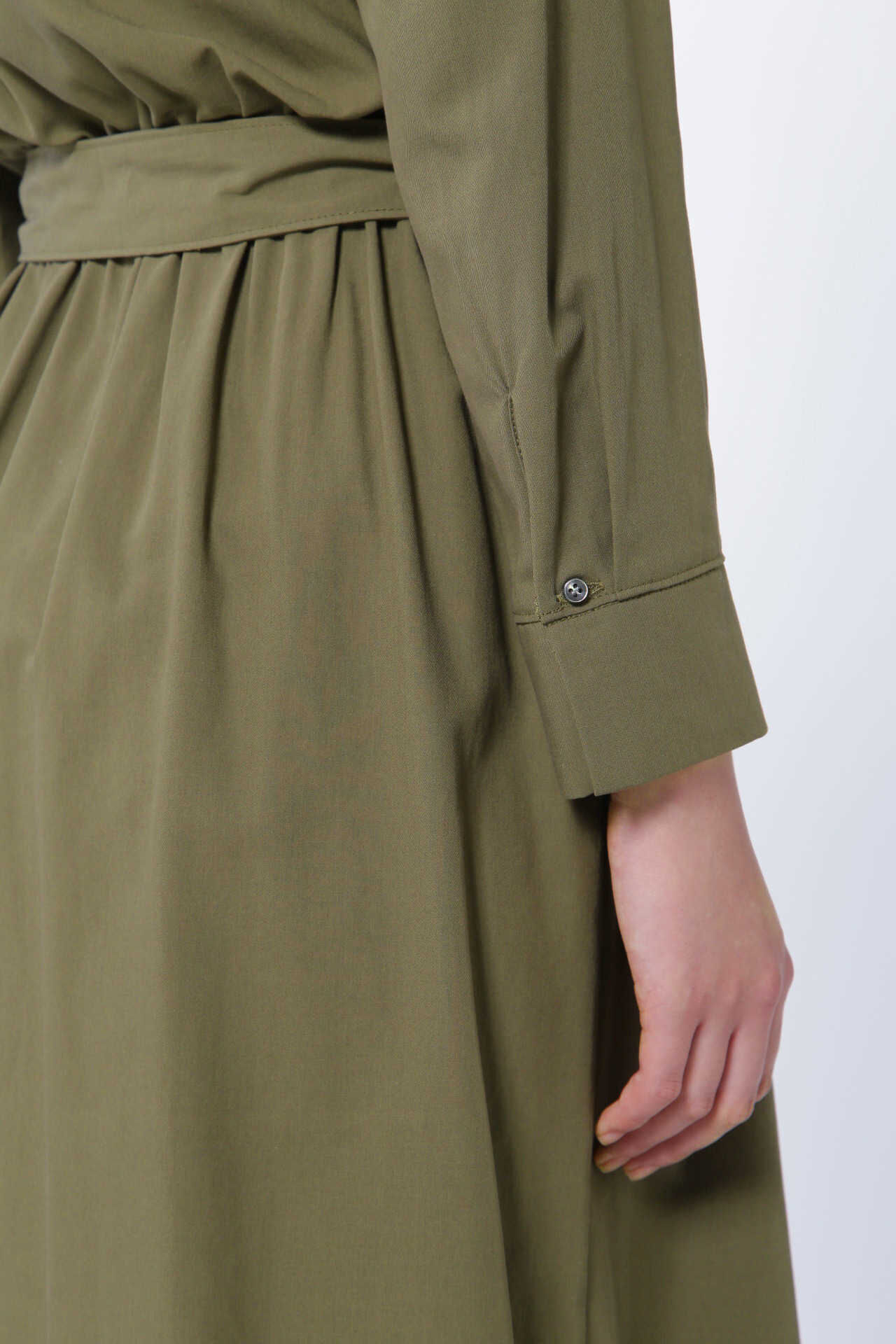  「サッシュベルト付きウエストゴムワンピース◆」|ワンピース|