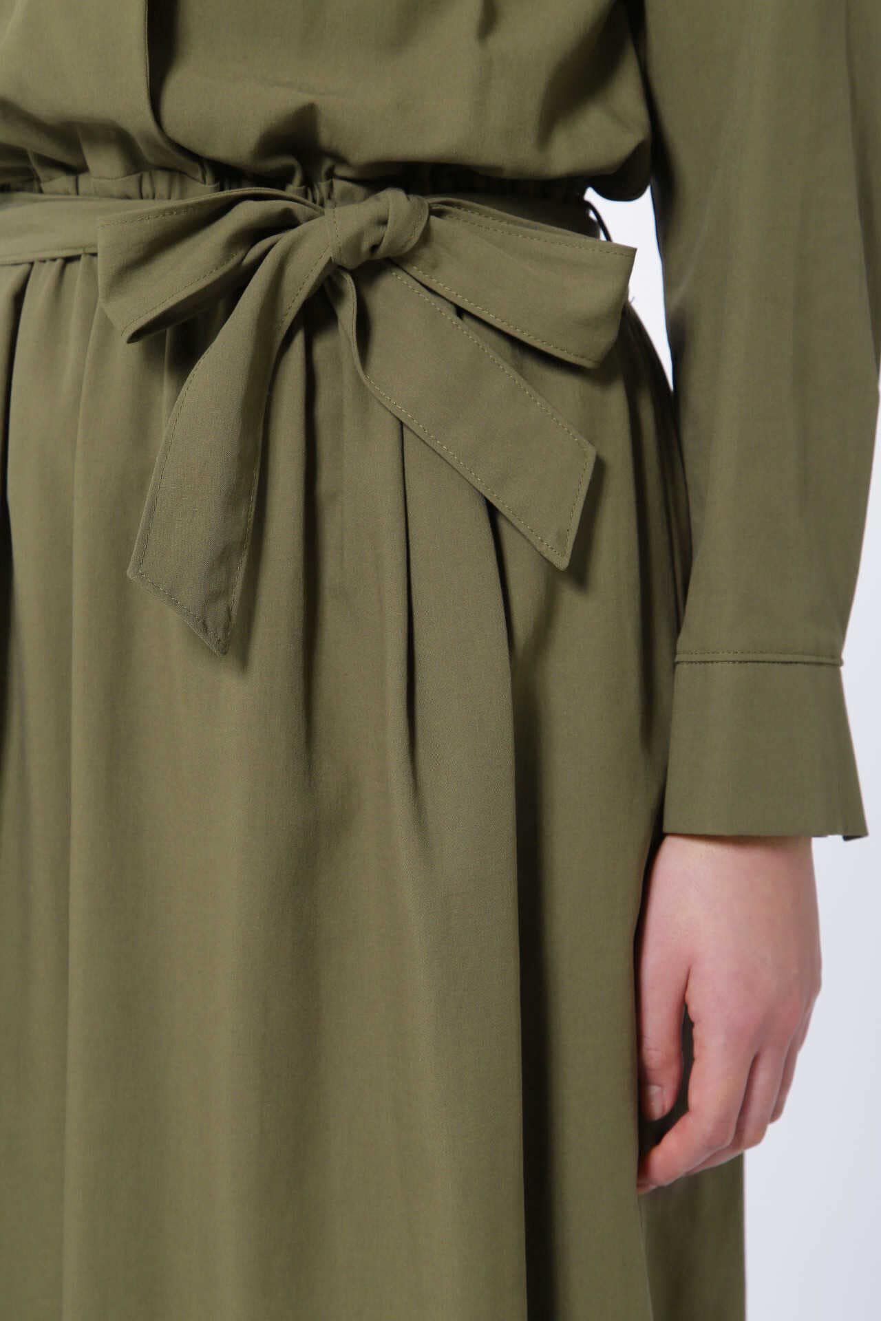  「サッシュベルト付きウエストゴムワンピース◆」|ワンピース|