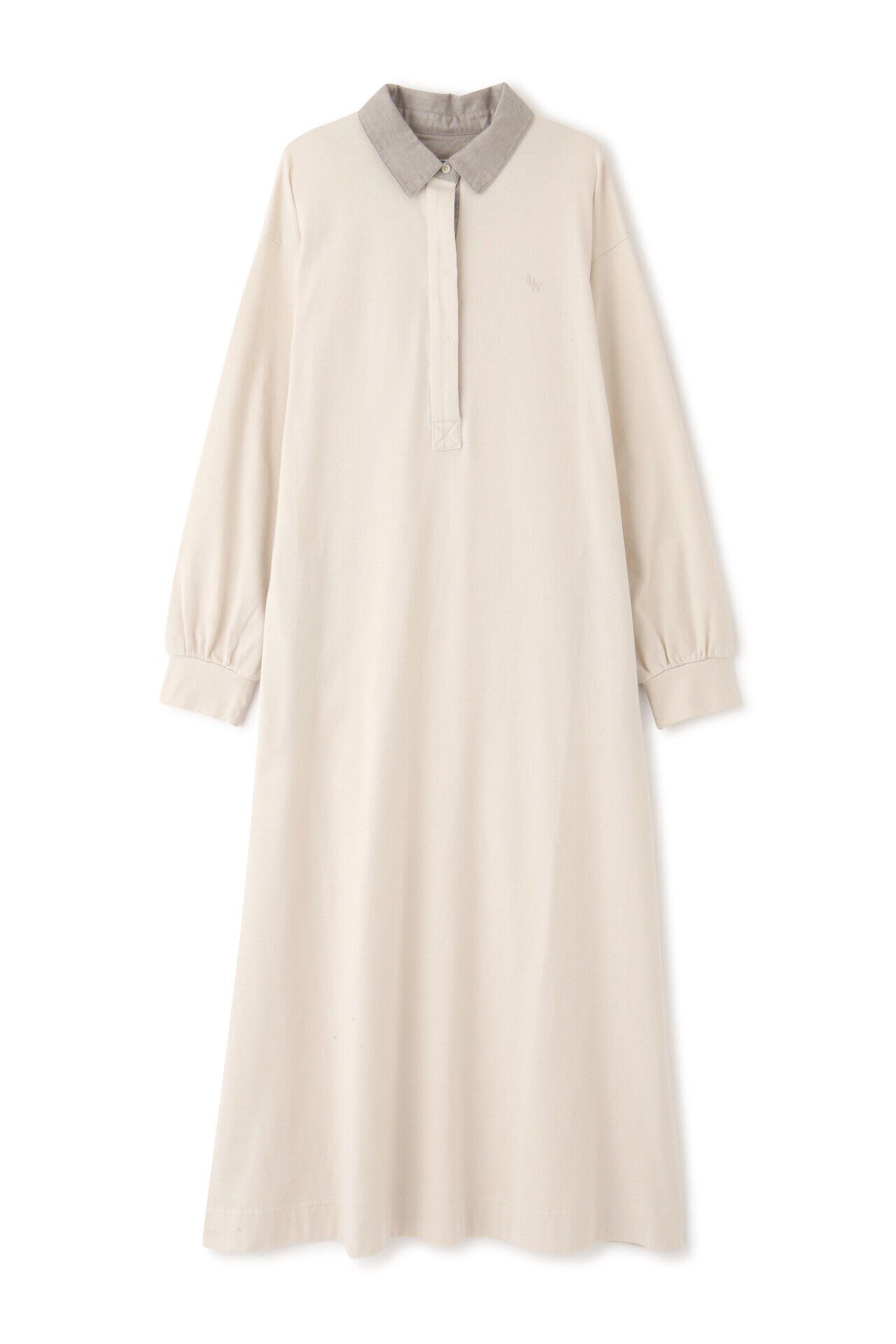  「◆コーヒー染め・30/2度詰天竺ワンピース」|ワンピース|