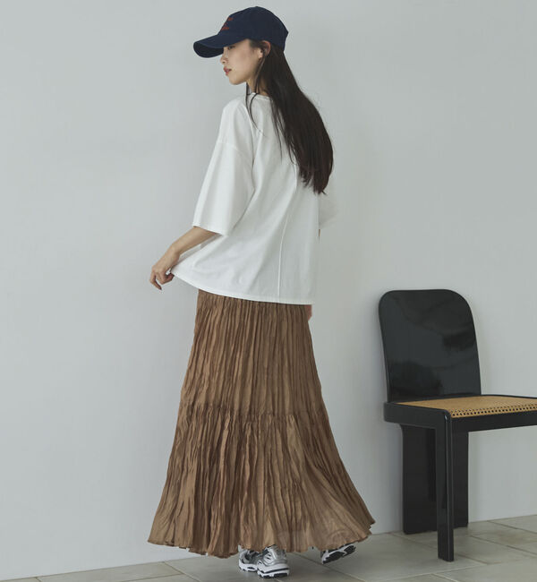 Doux archives「半端袖ロゴＴシャツ」|Tシャツ・カットソー|