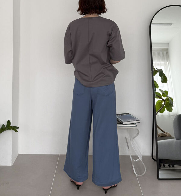 Doux archives「半端袖ロゴＴシャツ」|Tシャツ・カットソー|