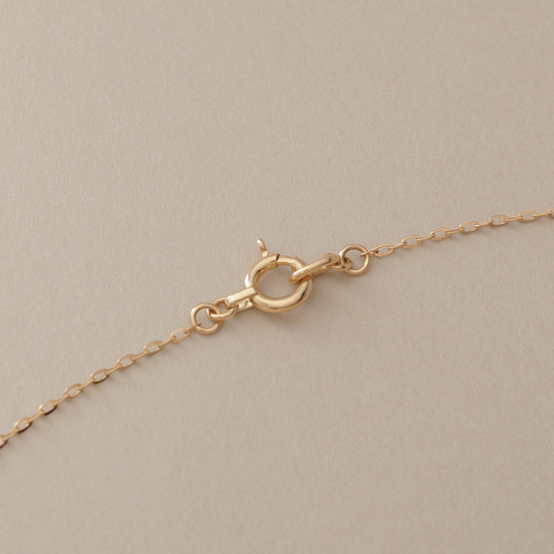 COCOSHNIK「K18テクスチャービーズ ネックレス」|ネックレス|