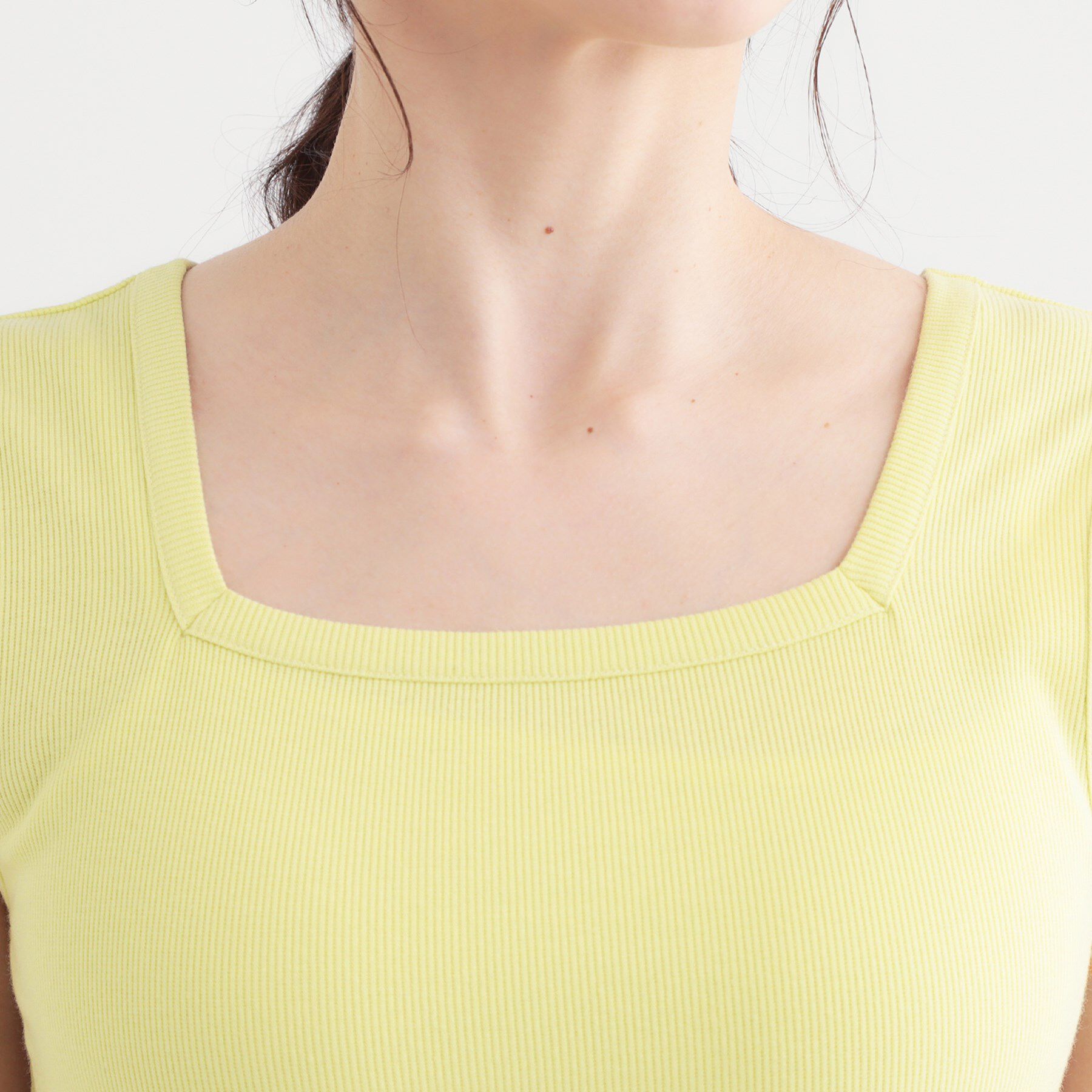 SHOO･LA･RUE「【S-LL】2WAYネック リブタンクトップ」|キャミソール|