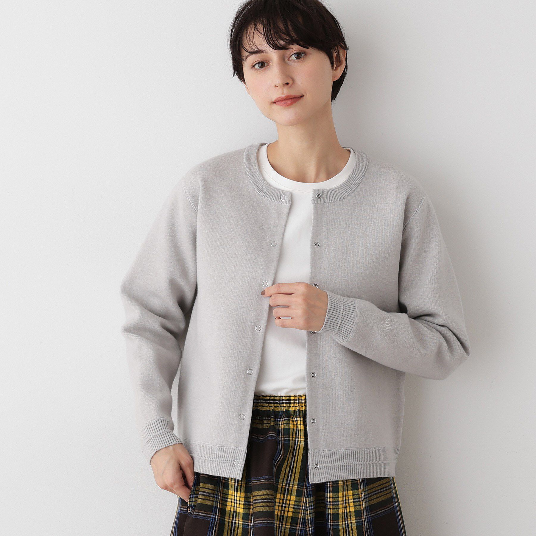 Dessin「【洗える】クルーネックカーディガン」|ニット・セーター|