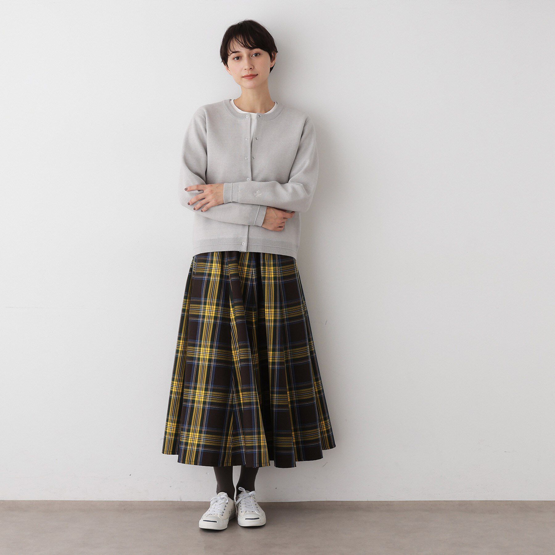 Dessin「【洗える】クルーネックカーディガン」|ニット・セーター|