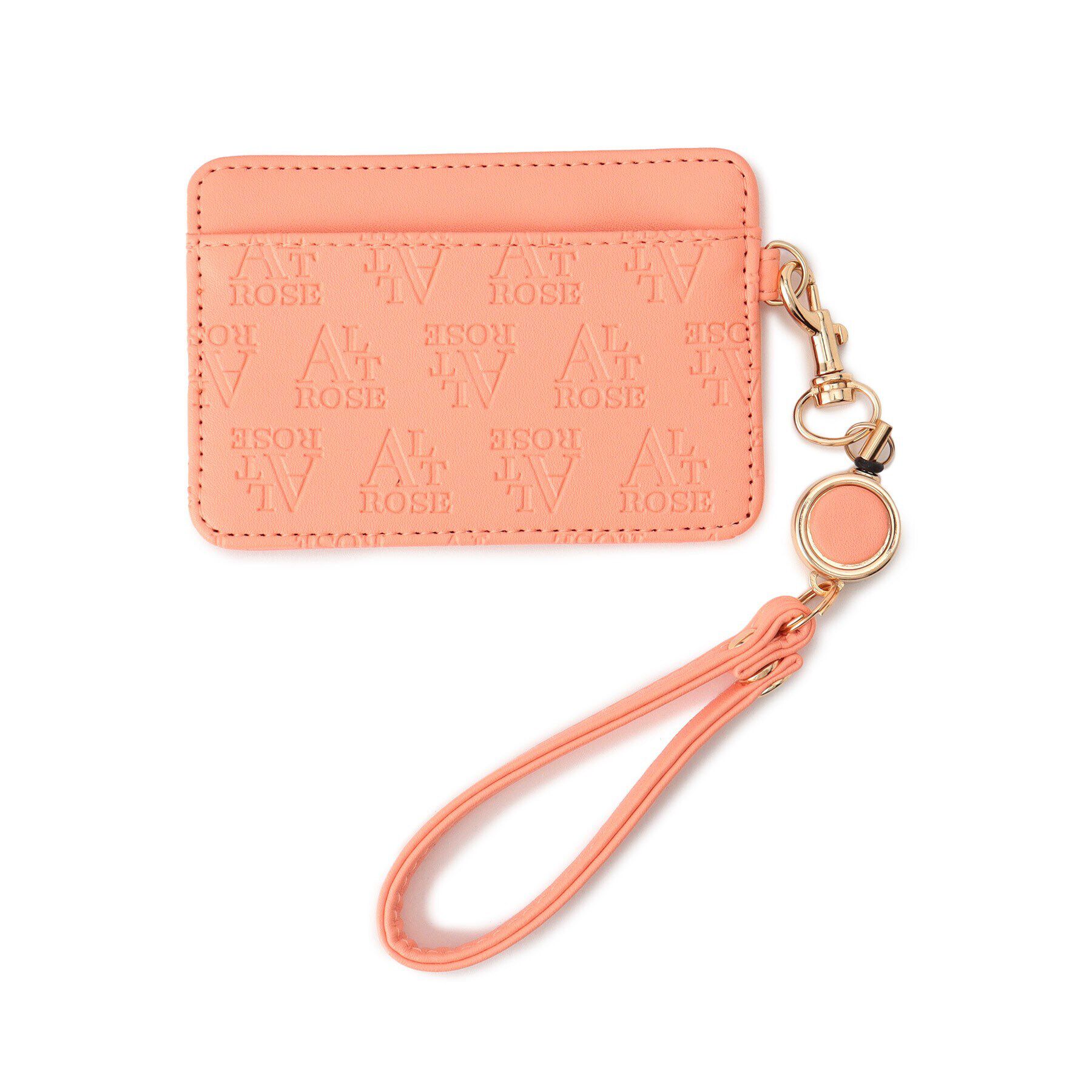 Ober Tashe「リール付き パスケース 型押しロゴ」|その他|オレンジ(067)