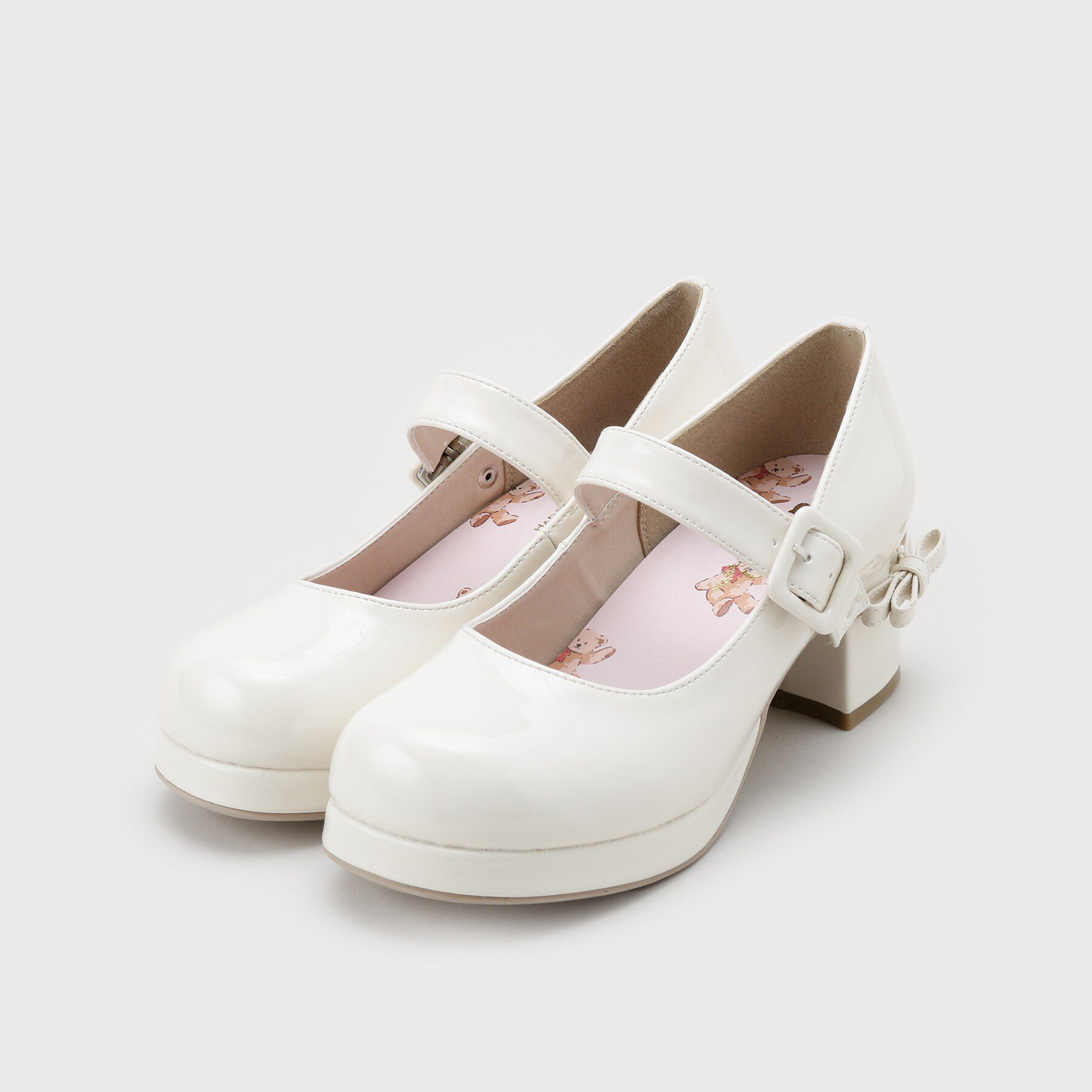 csT&P「バレエコアストラップ付リボン付きパンプス」|パンプス|