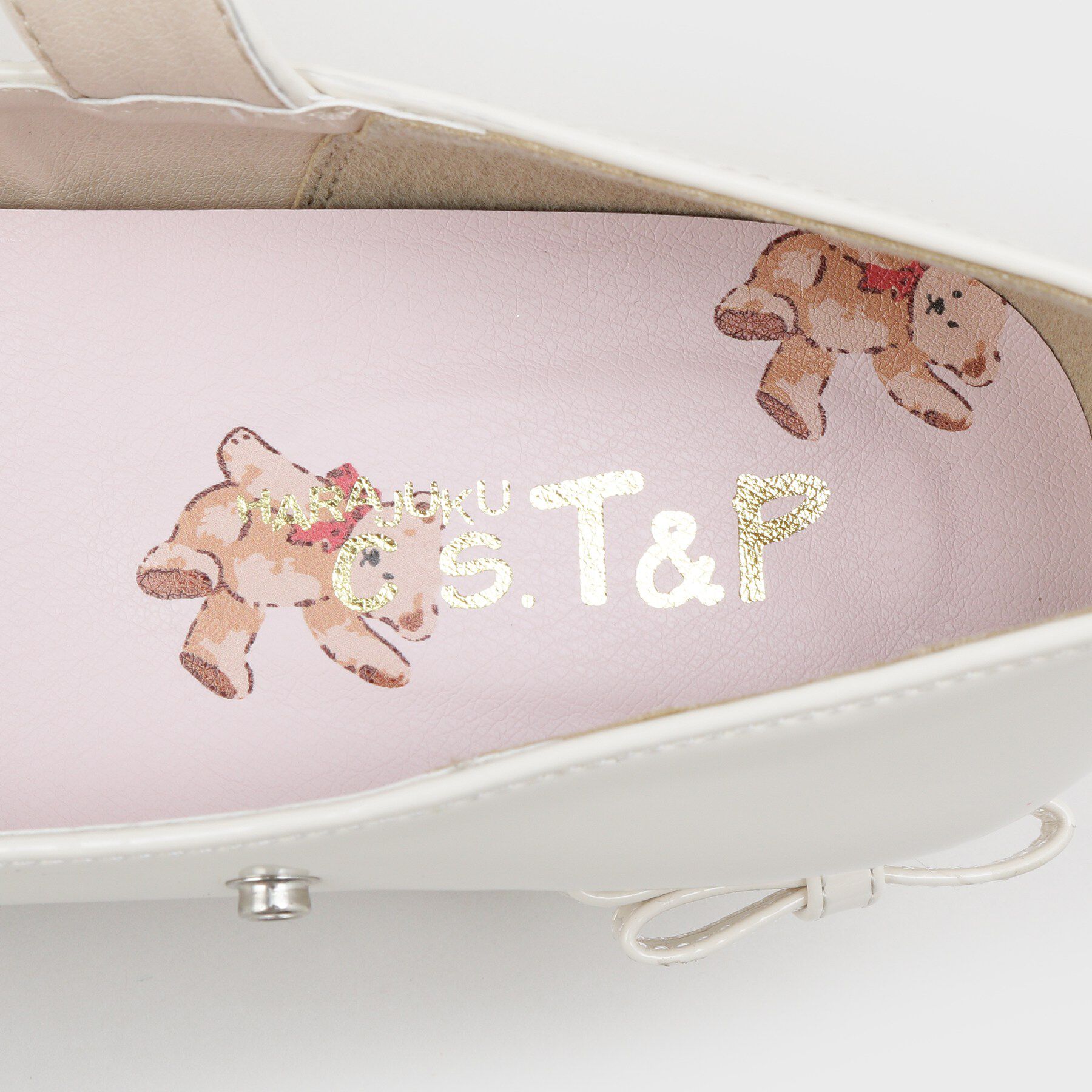 csT&P「バレエコアストラップ付リボン付きパンプス」|パンプス|